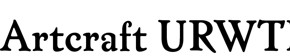 Artcraft URWTBol Yazı tipi ücretsiz indir